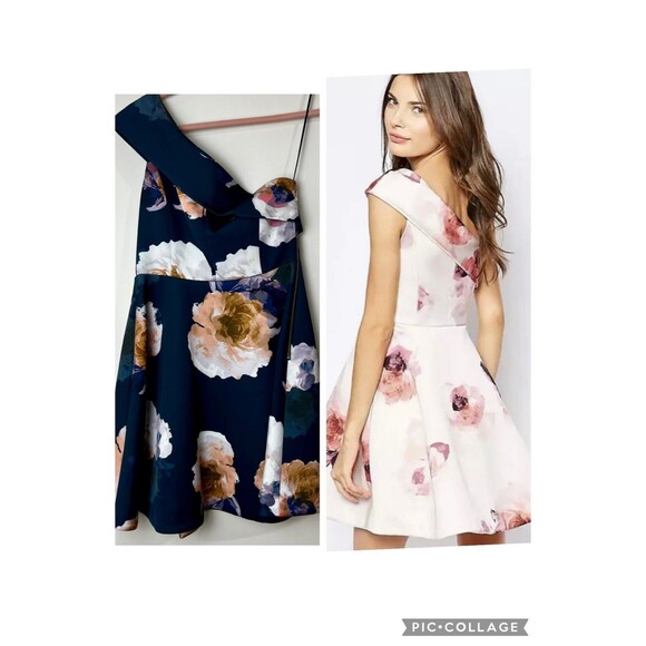 Keepsake The Label One Shoulder Mini Dress Navy Blue Women’s M - Picture 7 of 16